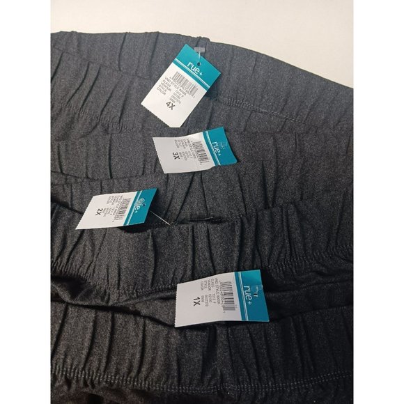 Comfy Stretchy Grey Leggings Plus Size 1X-2X-3X-4X Yoga/Gym/Workout - Picture 7 of 9